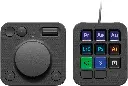 Logitech MX Creative Console, pavé LCD et molette sans fil (Gris foncé)