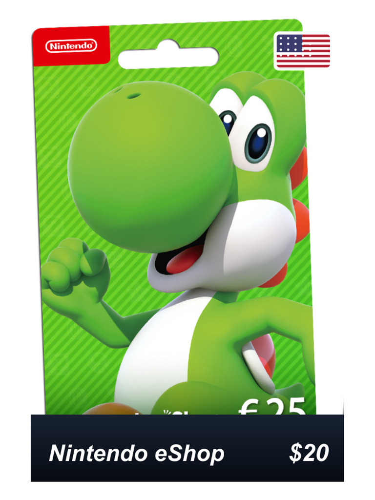 Carte Nintendo eShop 20 $