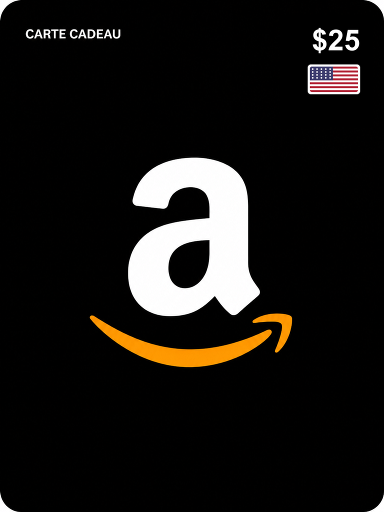 Carte cadeau Amazon.com 25 $