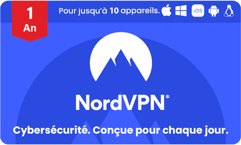 [EZPIN-FR-NORDVPN-1Y] NordVPN Essentiel — 1 an