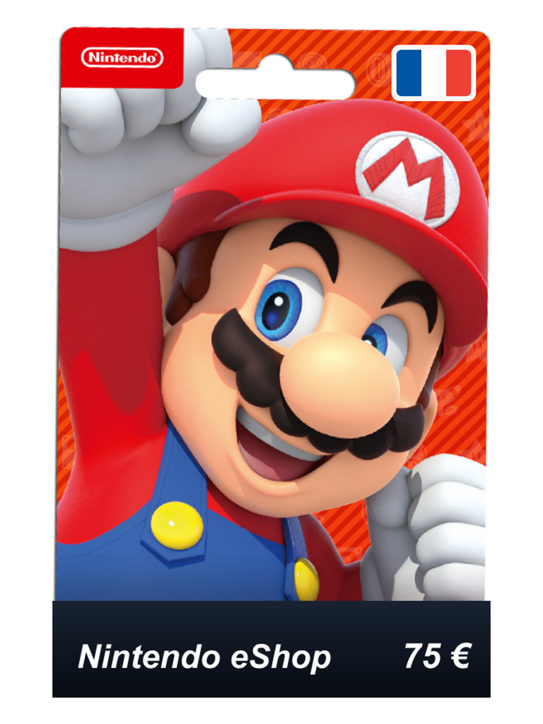 Carte Nintendo eShop 75 €