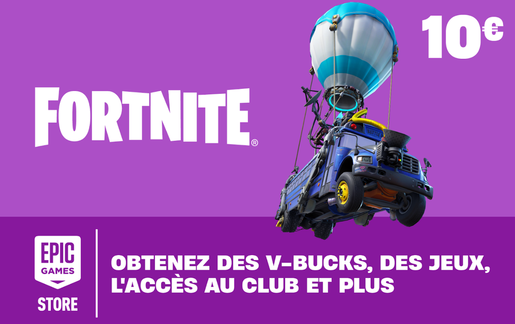 Carte Fortnite 10 €