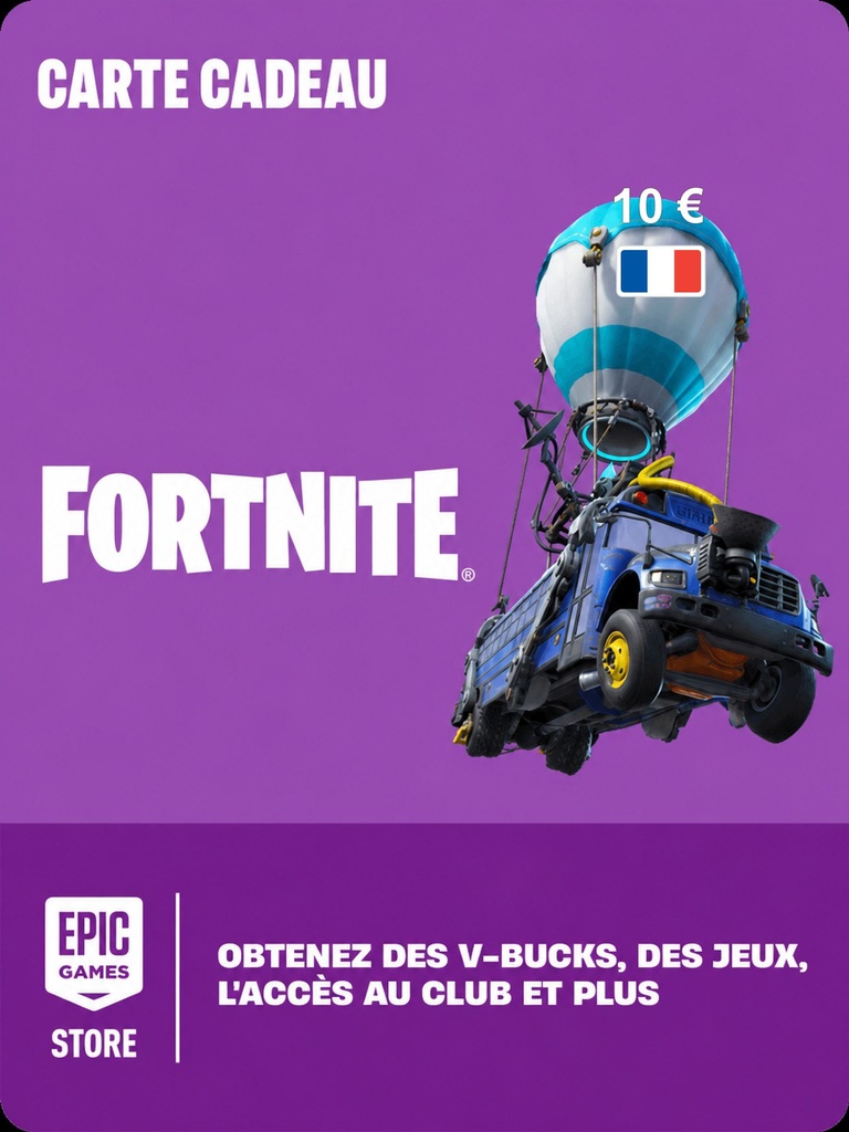 [EZPIN-FR-FORTNITE-010] Carte Fortnite 10 €