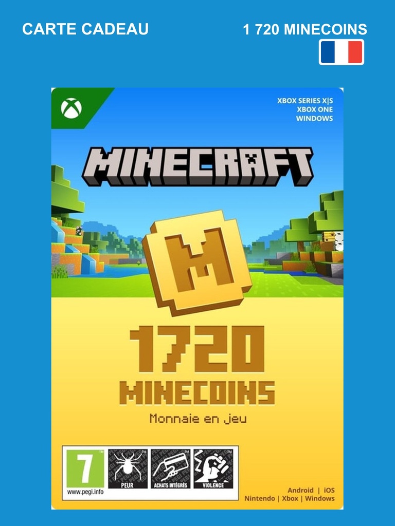 [EZPIN-FR-MINECRAFT-1720] Minecraft 1 720 Minecoins