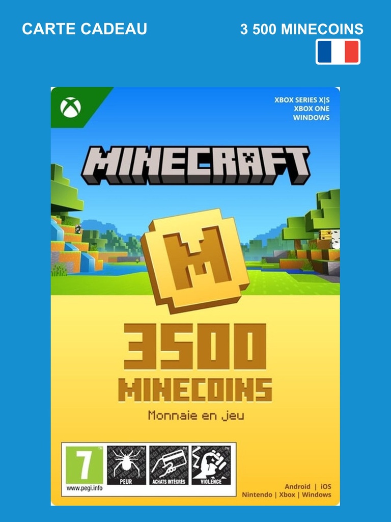 [EZPIN-FR-MINECRAFT-3500] Minecraft 3 500 Minecoins