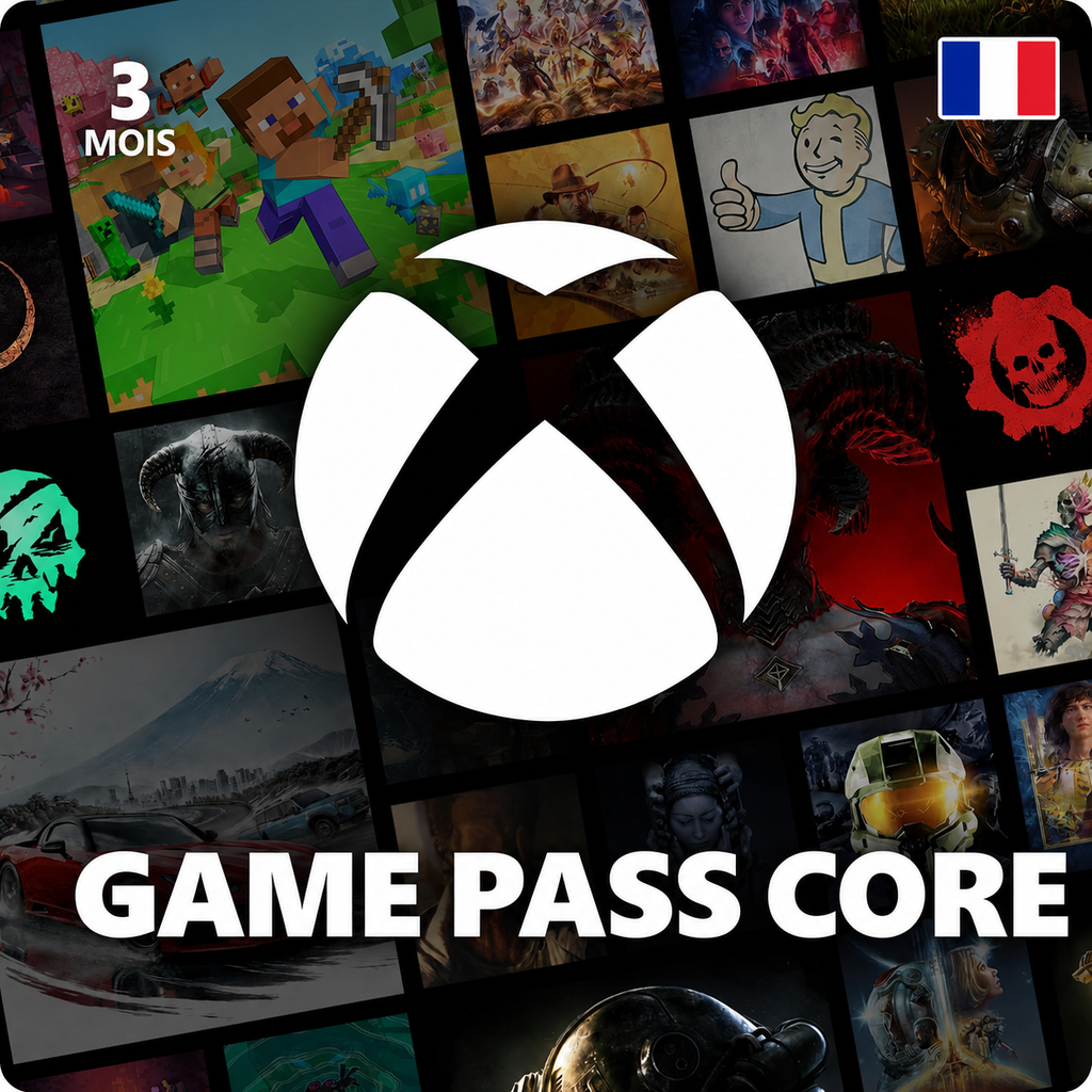 Xbox Game Pass Core 3 mois