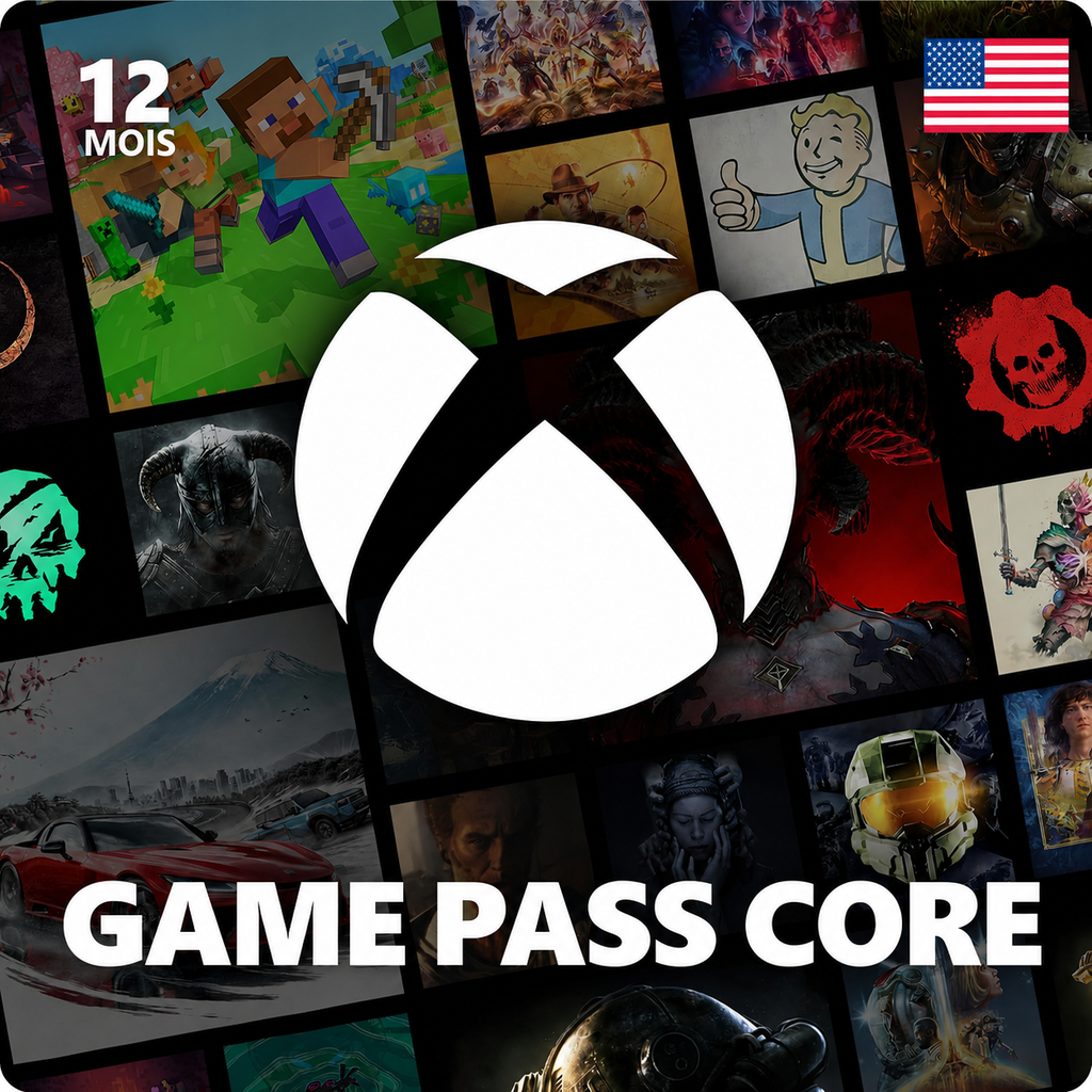 Xbox Game Pass Core 12 mois