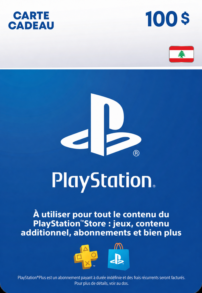 [EZPIN-LB-PSN-100] Carte PlayStation 100 $