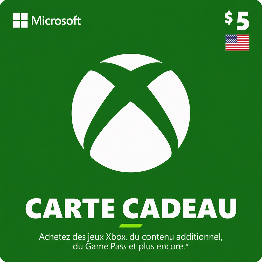 Carte Xbox 5 $