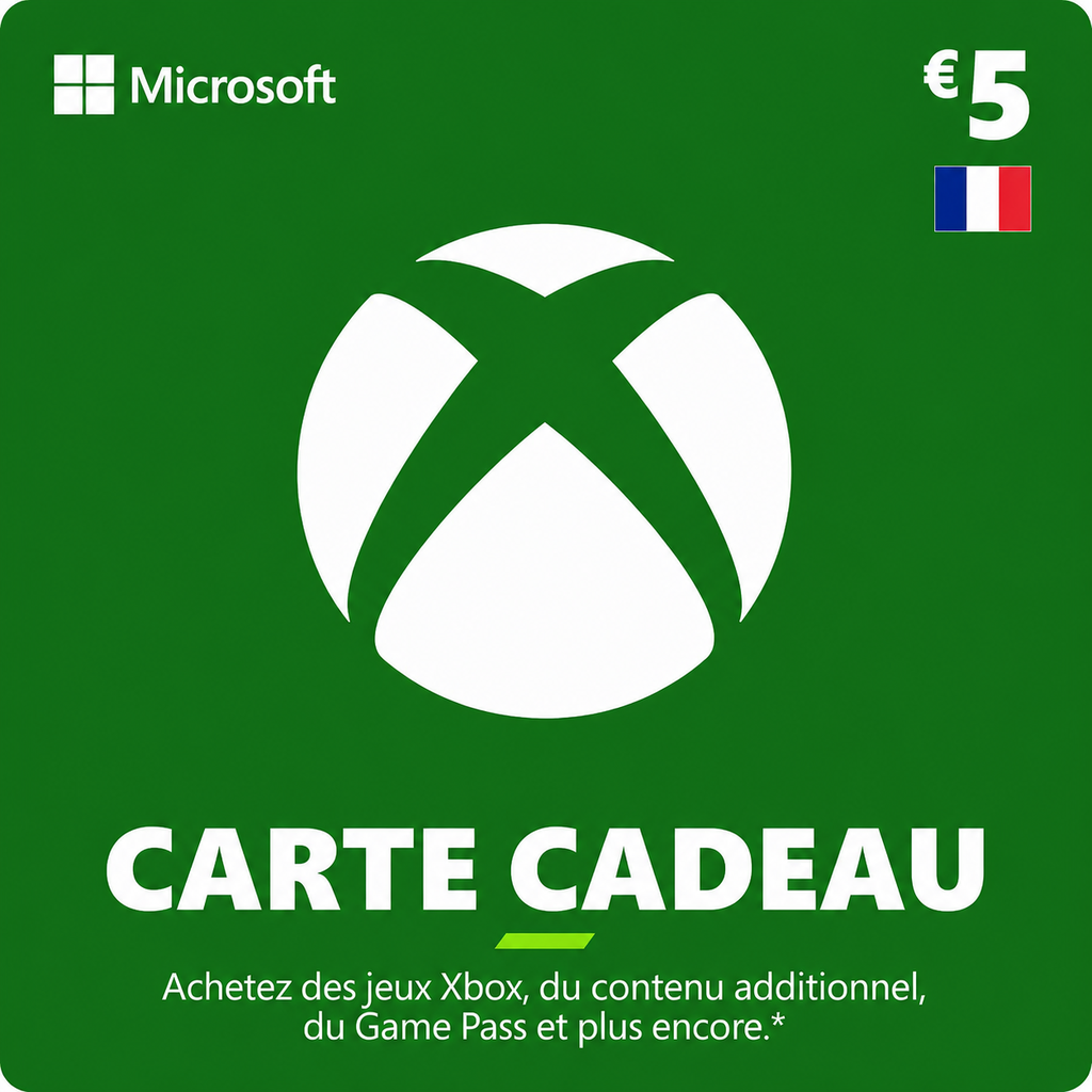 [EZPIN-FR-XBOX-005] Carte Xbox 5 €