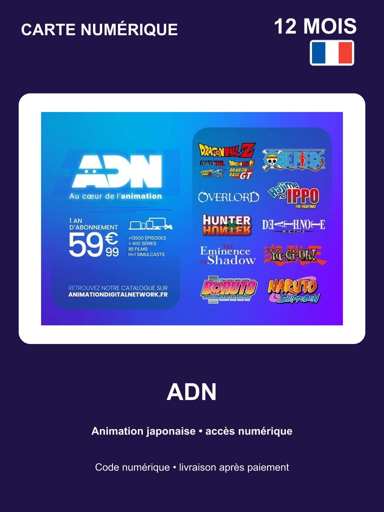 ADN 12 mois