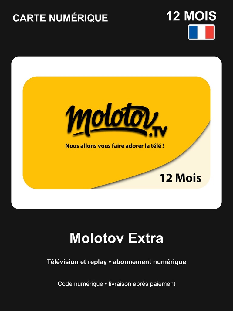 Molotov Extra 12 mois
