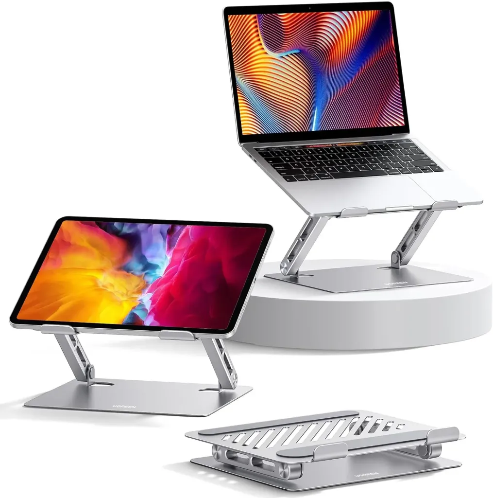 UGREEN Support Ordinateur Portable Réglable Pliable Repose Bureau