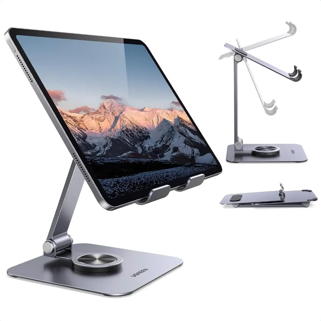 UGREEN Support Tablette Bureau Rotation à 360°