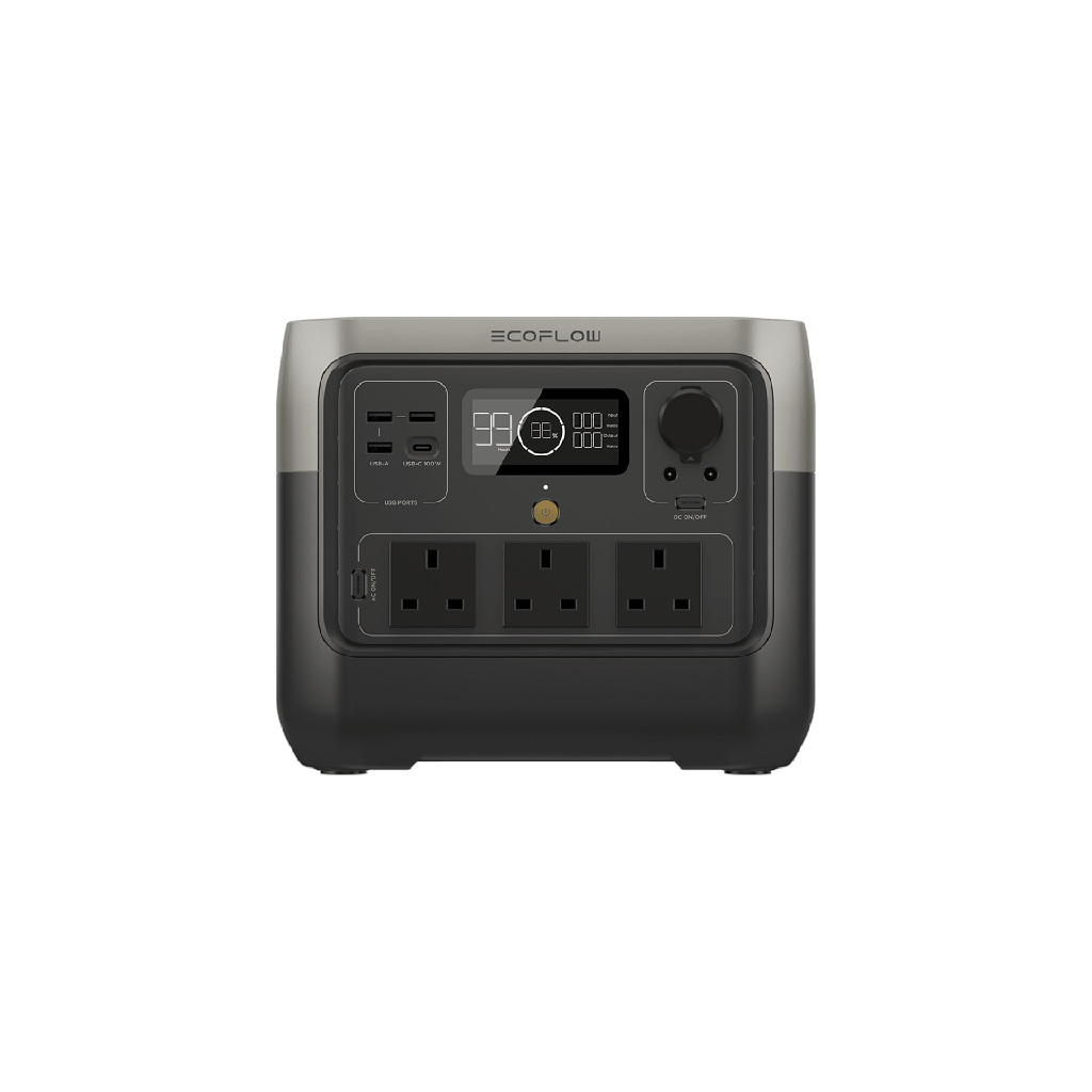 [ZMR620-B-EU-UK] EcoFlow RIVER 2 Pro 768 Wh, 800 W, prises UK Type G
