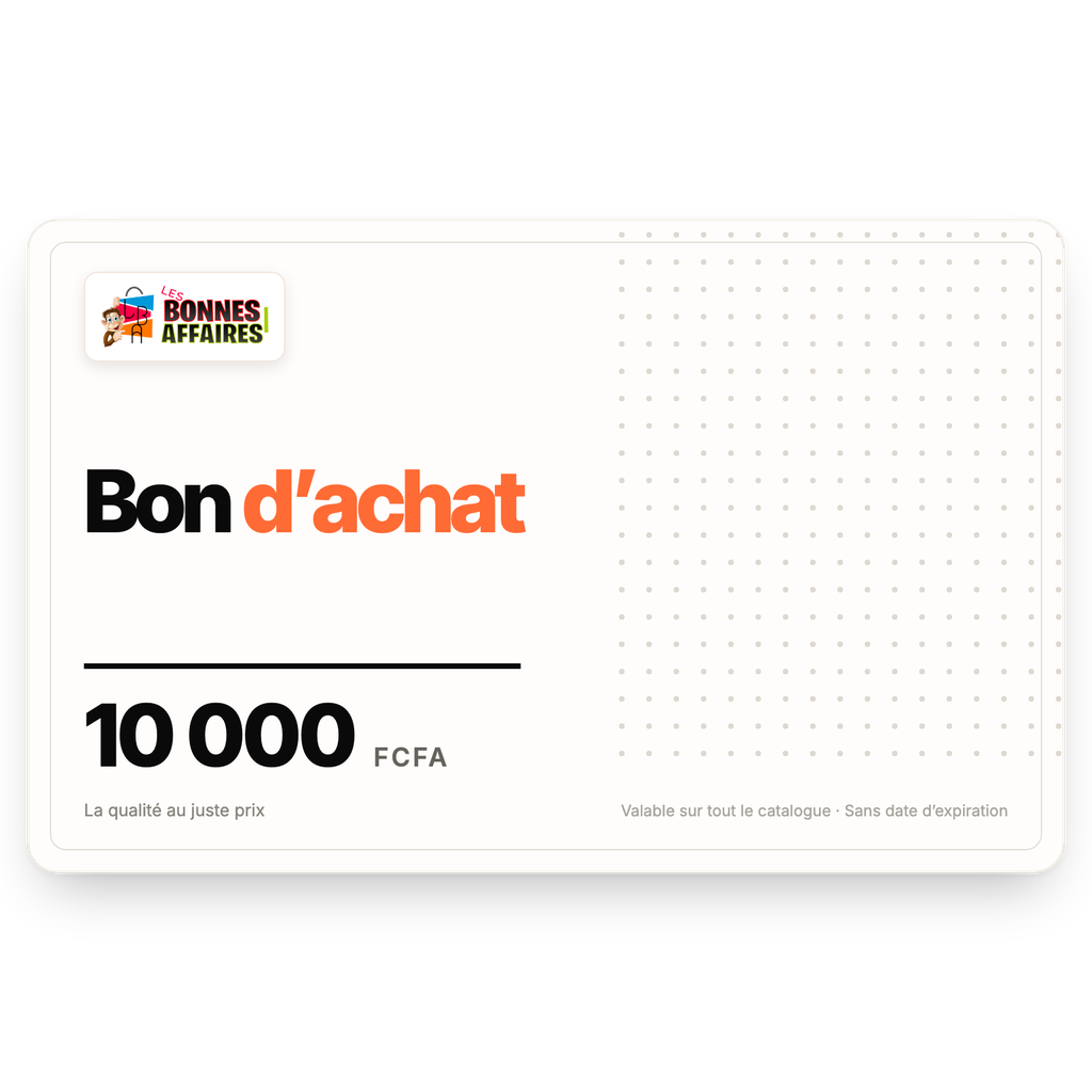 [LBA-BON-010000] Bon d’achat Les Bonnes Affaires 10 000 FCFA