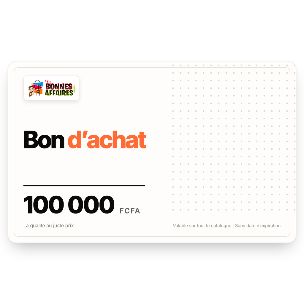 [LBA-BON-100000] Bon d’achat Les Bonnes Affaires 100 000 FCFA