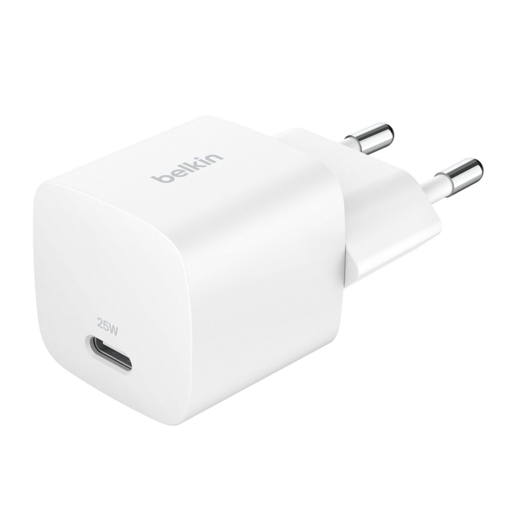 [WCA012KQWH] Belkin BoostCharge, chargeur secteur USB-C 25 W sans câble (Blanc)