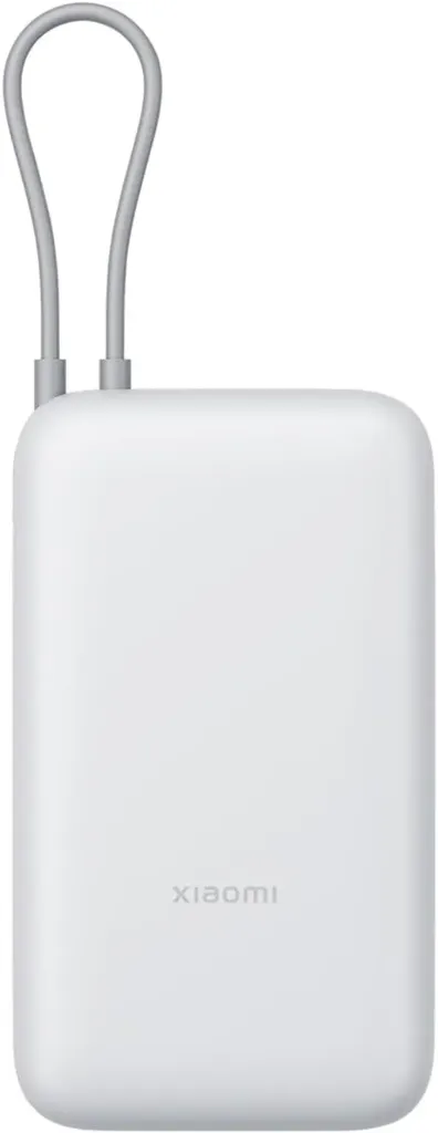 Xiaomi 22.5W Power Bank 20000mAh, câble intégré, grise