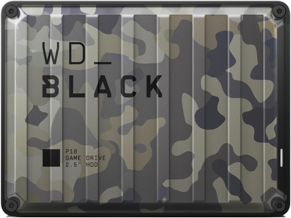 WD_BLACK P10 Game Drive 6 To, disque dur portable USB 3.2, camouflage