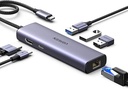 UGREEN Revodok 1061, Hub USB-C 6 en 1, HDMI 4K 30Hz, Ethernet Gigabit