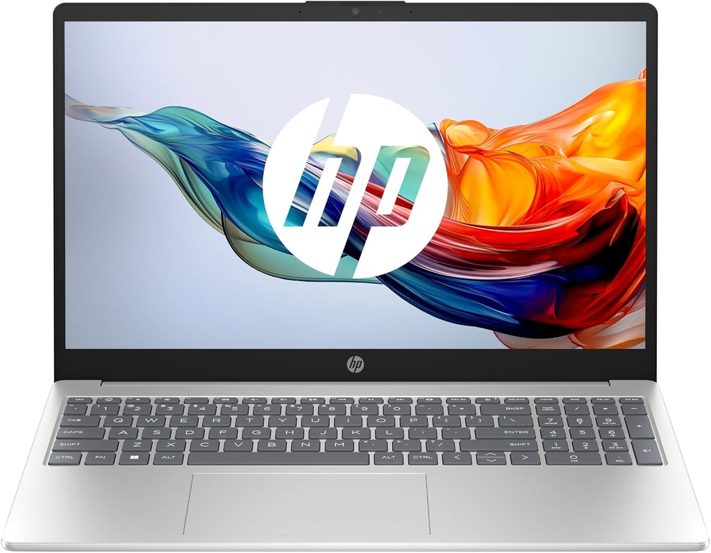 HP 15-fc0005sf, 15,6" FHD, AMD Ryzen 5 7520U, RAM 8 Go, SSD 512 Go, (AZERTY, Argent)