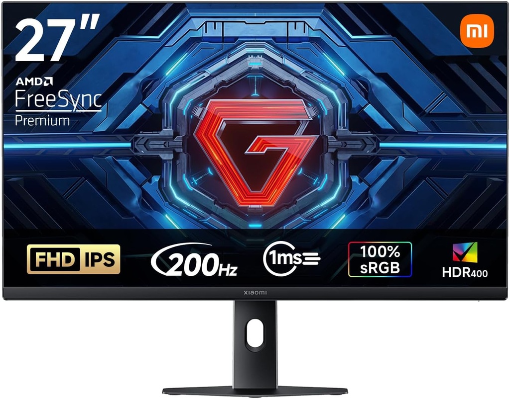 [G27i] Xiaomi Gaming Monitor G27i 2026, 27″ Full HD, Fast IPS, 200 Hz, 1 ms GtG
