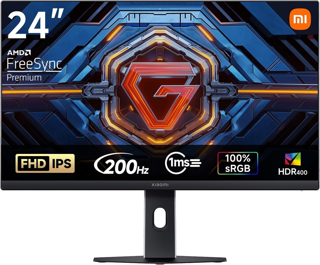 XIAOMI Gaming Monitor G24i, 24" FHD 200Hz 1ms GTG, FreeSync Premium P24FDA-RGGL