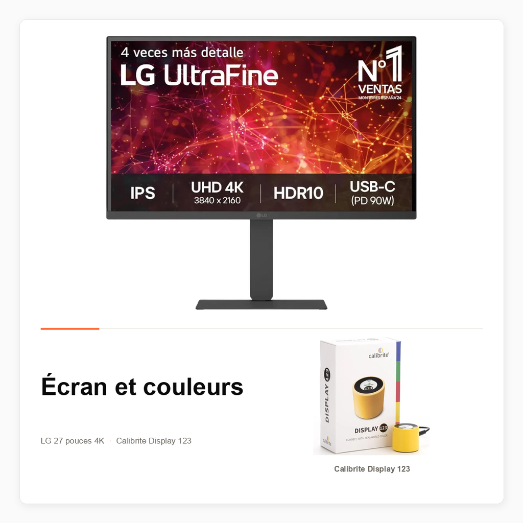 Pack LG 4K avec sonde Calibrite