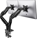HUANUO, Bras réglable double pour 2 moniteur
