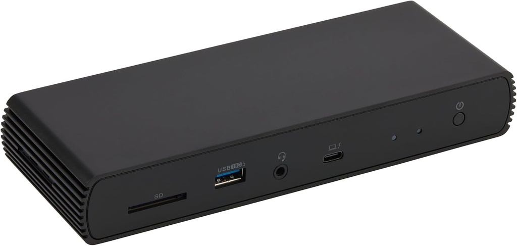 Amazon Basics, Station d'accueil Thunderbolt 4 et USB4 Pro, Double Affichage, Noir