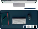 Tapis de bureau Leitz grand format souris et clavier, imperméable et antidérapant (bleu foncé)