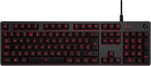 Logitech G413 Carbon, clavier mécanique AZERTY, Romer-G, USB, rétroéclairage rouge