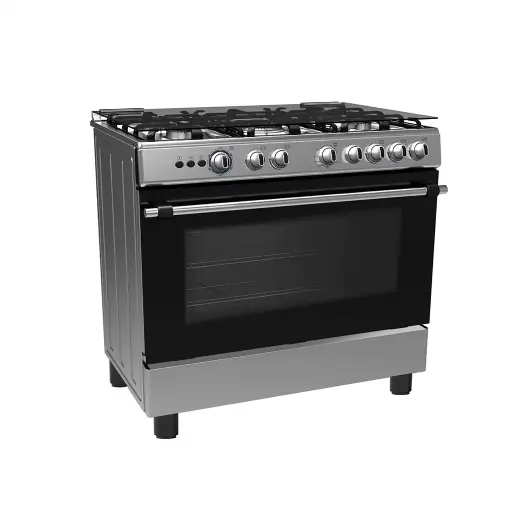 [GAZ_30AMG5G027] GAZINIERE MIDEA/5FEUX/75*60CM/STAINLESS STEEL/COUVERTURE VITREE