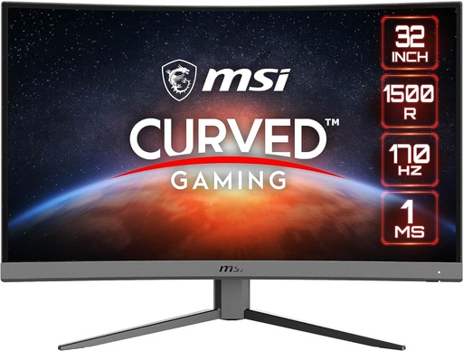 [G32C4 E2] MSI G32C4 E2 Écran PC Gaming Incurvé 31,5" FHD