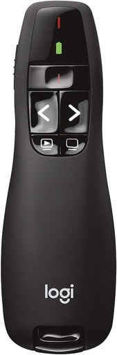 Logitech R400 Télécommande de Présentation sans Fil, 2,4 GHz/Récepteur USB, Pointeur Laser Rouge, Portée de 15 Mètres