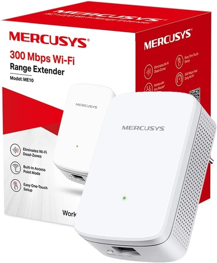 [ME10] MERCUSYS ME10 Répéteur WiFi,300 Mbps