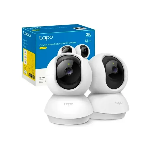 Tapo Caméra Surveillance WiFi intérieure 2K (3MP) C210 (2 Packs)