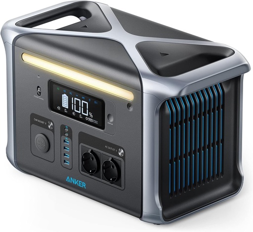 [‎A1770311] ANKER 757 Station d'énergie portable , 1229Wh, Batterie LiFePo4 (1500 W) 9 Ports