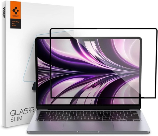[AGL05504] Spigen Glas.tR Slim Verre trempé Protection Écran pour MacBook Air 13.6 Pouces M3 (2024), M2 (2022)