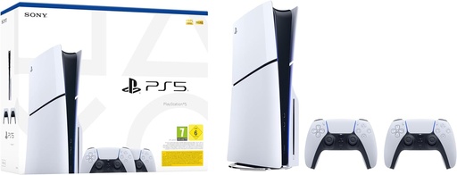 Console PlayStation 5 ,PS5 Slim avec une deuxième manette