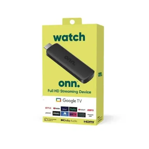 Onn. Android TV 2K FHD Streaming Stick
