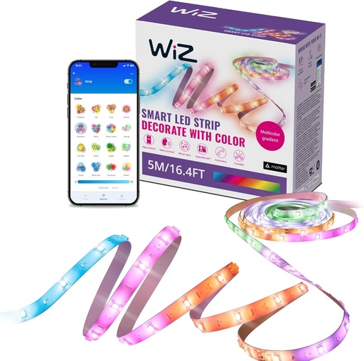 WiZ, RubanLED Lightstrip connecté 5 m