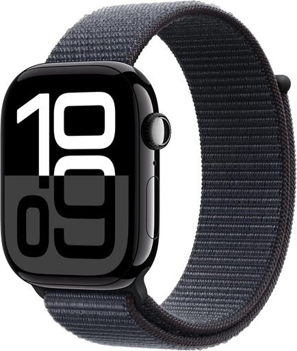 Apple Watch Séries 10 GPS + Cellular 46 mm, Boucle Sport Montre connectée