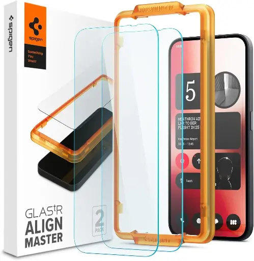 [AGL07681] Spigen AlignMaster Verre Trempé pour Nothing Phone (2a) Plus, Nothing Phone (2a), 2 Pièces