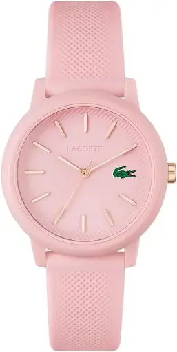 Lacoste Montre Analogique à Quartz pour Homme ou Femme de la Collection Lacoste.12.12. Bracelet en Silicone 