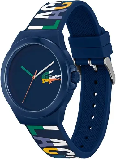 [2011184] Lacoste Montre Analogique à Quartz pour Homme avec Bracelet en Silicone Bleu Marine