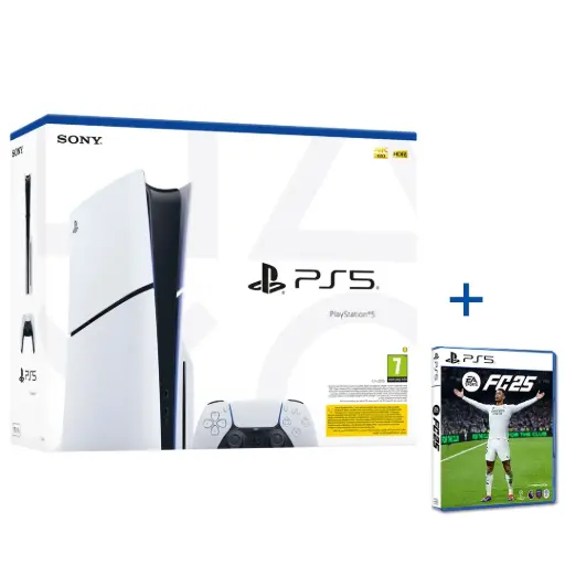 Pack PS5 Standard : Console PS5 (Modèle Slim) + EA FC25