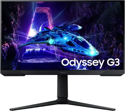 Samsung Odyssey G3 S24DG300EU, 24″ FHD, dalle VA, 180 Hz, 1 ms