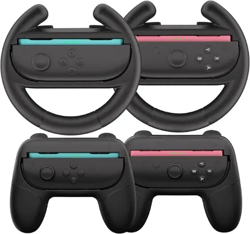 HEYSTOP, accessoires de volant 4-en-1 pour Joy-Con 2